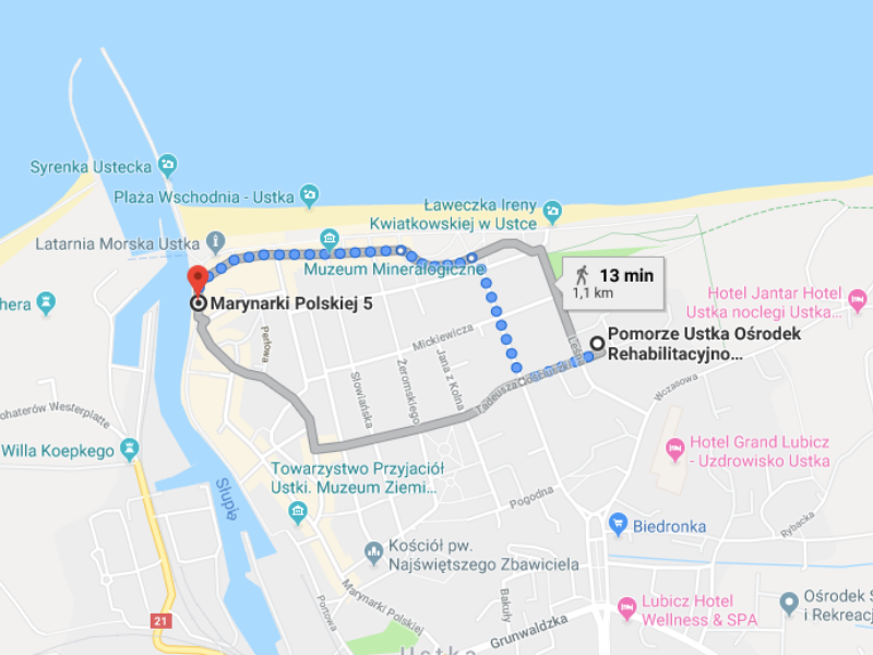 mapa ustecki port