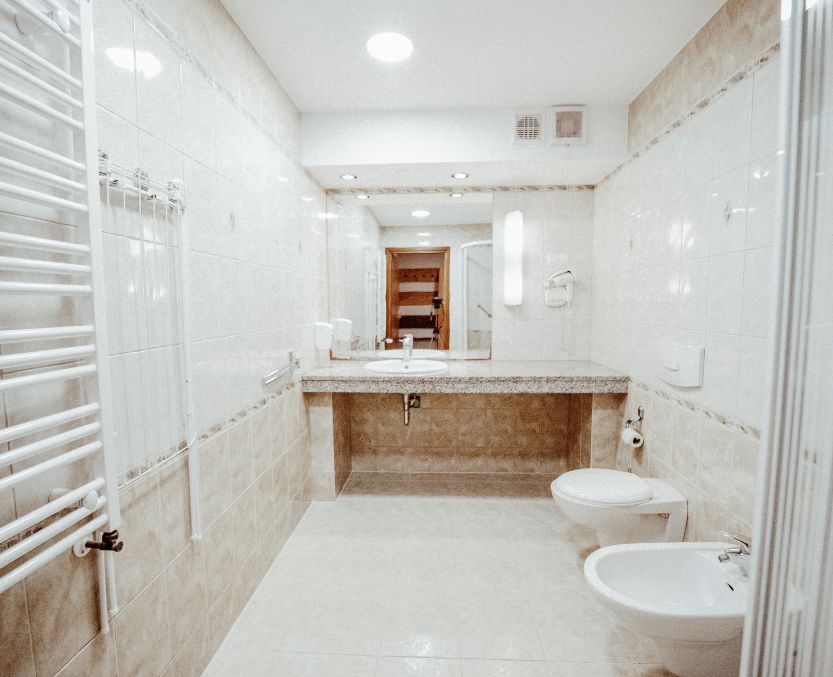 łazienka w hotelu ustka