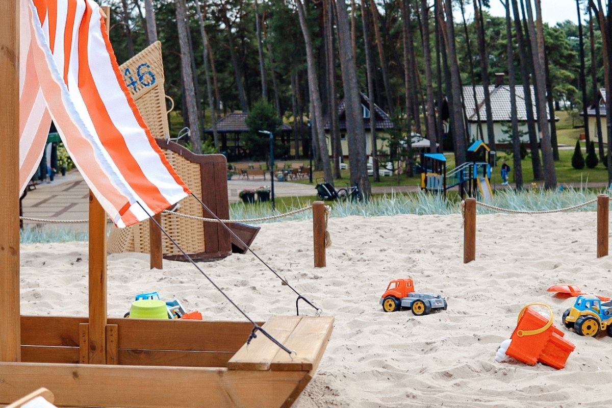 plac zabaw na wydmie